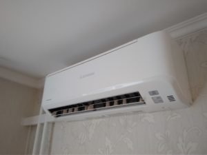Установлен внутренний блок сплит-системы Mitsubishi Electric
